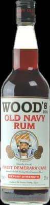 Bouteille de spiritueux : Wood's Old Navy Rum de la marque Wood & Co