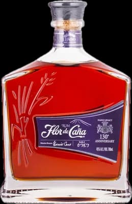 Bouteille de spiritueux : 130th Anniversary de la marque Flor de Caña