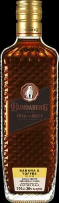 Bouteille de spiritueux : Banana & Toffee Royal Liqueur de la marque Bundaberg