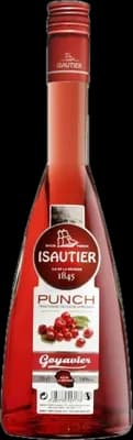Bouteille de spiritueux : Punch Goyavier de la marque Isautier