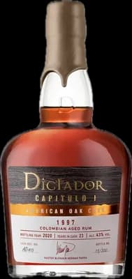 Bouteille de spiritueux : Capitulo 1 American Oak Cask 1997 de la marque Dictador