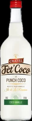 Bouteille de spiritueux : Fêt’coco Coco Vanille de la marque Chatel