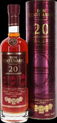 Bouteille de spiritueux : 20 Aniversario de la marque Centenario