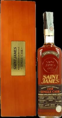 Bouteille de spiritueux : Single Cask de la marque Saint James