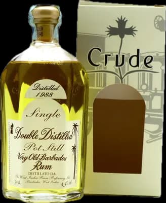 Bouteille de spiritueux : Crude Single Double Distilled Pot Still de la marque West Indies