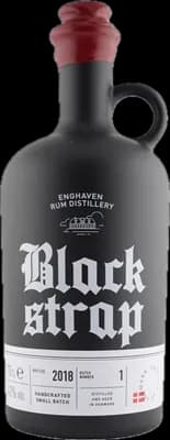 Bouteille de spiritueux : Black Strap de la marque SBS (The 1423 Single Barrel Selection)