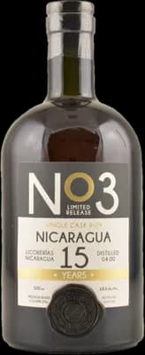 Bouteille de spiritueux : No3 Nicaragua de la marque Compania Licorera
