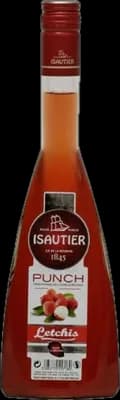 Bouteille de spiritueux : Punch Letchis de la marque Isautier