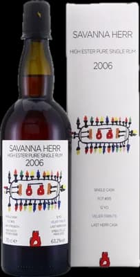 Bouteille de spiritueux : Japoniani High Ester Pure Single Rum de la marque Savanna