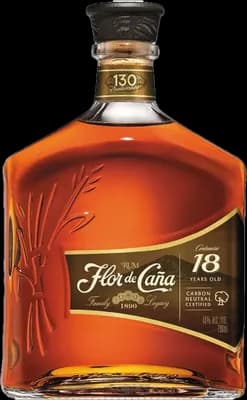 Bouteille de spiritueux : 18 Years Old de la marque Flor de Caña