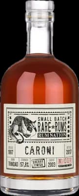 Bouteille de spiritueux : Small Batch Rare Rums de la marque Rum Nation