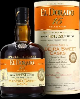 Bouteille de spiritueux : Madeira Sweet Casks Finish de la marque Demerara Distillers Ltd