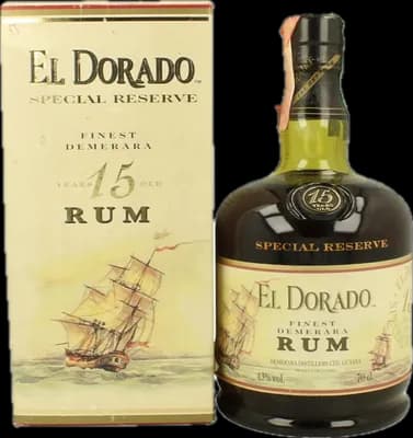 Bouteille de spiritueux : 15 Vintage de la marque Demerara Distillers Ltd