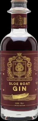 Bouteille de spiritueux : Sloe Boat Gin de la marque Boatyard 