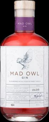 Bouteille de spiritueux : Blackberries With A Tickle Of Sweet Vanilla de la marque Mad Owl Gin