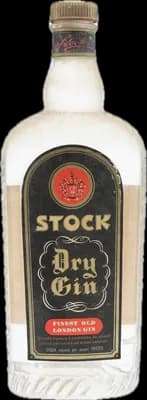 Bouteille de spiritueux : Dry Gin de la marque Stock