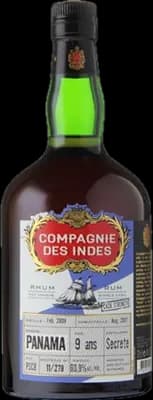 Bouteille de spiritueux : Panama 9 Ans Cask Strength – Single Cask de la marque Compagnie des Indes