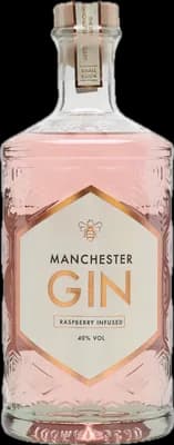 Bouteille de spiritueux : Raspberry Infused Gin de la marque Manchester