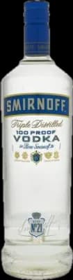Bouteille de spiritueux : Blue de la marque Smirnoff