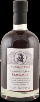 Bouteille de spiritueux : Blackjack Gin de la marque Foxdenton