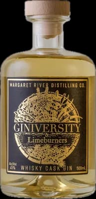 Bouteille de spiritueux : Giniversity X Limeburners Whisky Cask Gin de la marque Giniversity