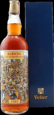 Bouteille de spiritueux : Old Demerara Rum de la marque Vélier