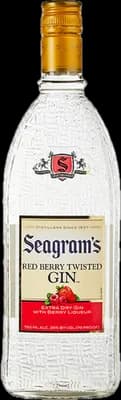 Bouteille de spiritueux : Red Berry Twisted Gin de la marque Seagram's 