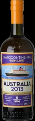 Bouteille de spiritueux : Australia 2013 de la marque Transcontinental Rum Line