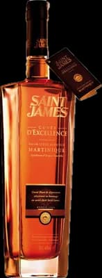 Bouteille de spiritueux : Cuvée d’excellence de la marque Saint James