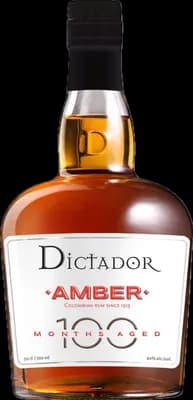 Bouteille de spiritueux : 100 Months Aged Amber de la marque Dictador