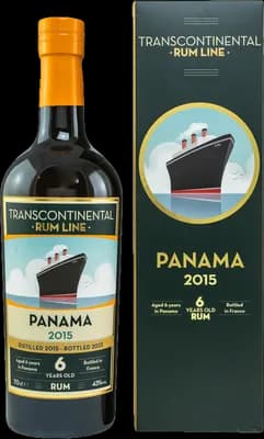 Bouteille de spiritueux : Panama 2015 de la marque Transcontinental Rum Line
