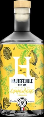 Bouteille de spiritueux : Ephémère Citron Noir de la marque Hautefeuille
