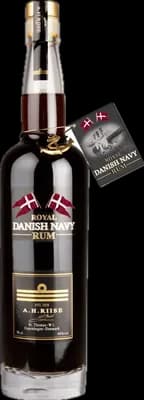 Bouteille de spiritueux : Royal Danish Navy Rum de la marque A.H. Riise