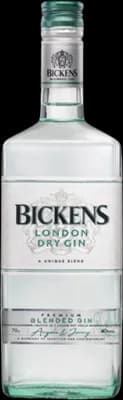 Bouteille de spiritueux : London Dry Gin de la marque Bickens