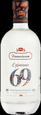 Bouteille de spiritueux : L'Expérience 69 de la marque Damoiseau