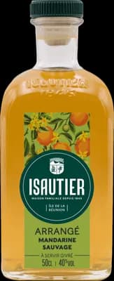 Bouteille de spiritueux : Arrangé Mandarine Sauvage de la marque Isautier