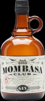 Bouteille de spiritueux : Gin de la marque Mombasa Club