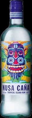 Bouteille de spiritueux : Tropical Island Rum de la marque Nusa Caña