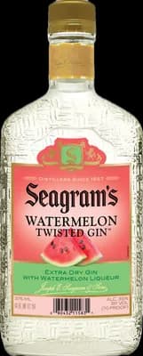 Bouteille de spiritueux : Watermelon Twisted Gin de la marque Seagram's 