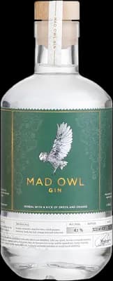 Bouteille de spiritueux : Herbal With A Kick Of Green And Orange de la marque Mad Owl Gin