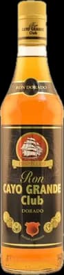 Bouteille de spiritueux : Ron Cayo Grande Dorado Añejo de la marque Flor de Santa Cruz