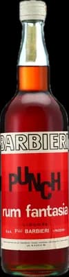 Bouteille de spiritueux : Punch Rum Fantasia 1960s de la marque Barbieri