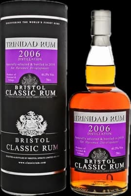 Bouteille de spiritueux : Trinidad Rum for Haromex Dev. de la marque Bristol Classic Rum