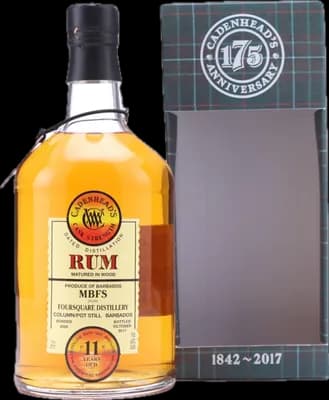 Bouteille de spiritueux : 175th Anniversary de la marque Foursquare