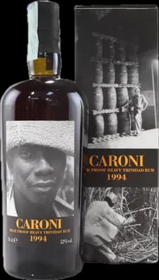 Bouteille de spiritueux : High Proof Heavy Trinidad Rum de la marque Caroni