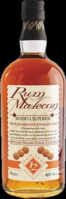 Bouteille de spiritueux : Reserva Superior 12 Years de la marque Malecón