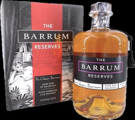 Bouteille de spiritueux : The Classic  Dark Rum de la marque Barrum