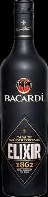 Bouteille de spiritueux : Elixir 1862 de la marque Bacardi