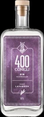 Bouteille de spiritueux : Volume 5 Lavender de la marque 400 Conigli Gin