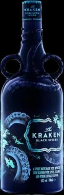 Bouteille de spiritueux : Black Spiced Rum Limited Edition 2021 de la marque Kraken